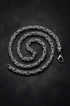 Thor's Wrath™ – Herrenarmband aus Leder und Stahl von VikingCode