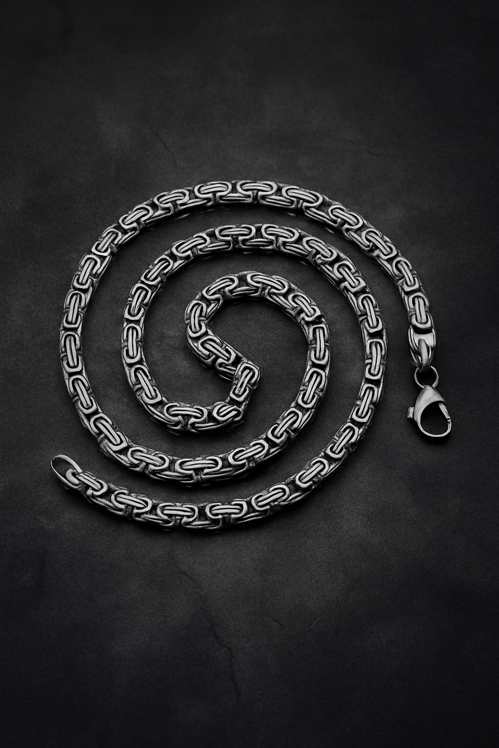 Thor's Wrath™ – Herrenarmband aus Leder und Stahl von VikingCode